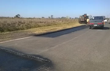 Las obras de Ruta 11 llegaron al puente del Arroyo de Monje