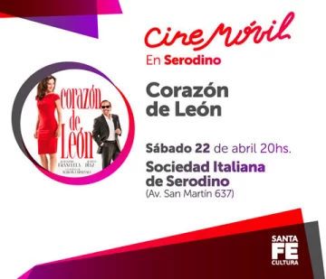 Serodino: proyectarán “Corazón de león” con entrada gratis