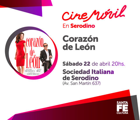 Serodino: proyectarán “Corazón de león” con entrada gratis