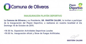 Mañana inauguran el Playon Deportivo