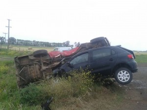 Accidente de tránsito sobre ruta 91