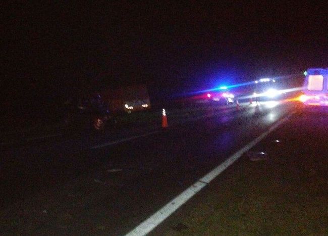 Accidente de transito en la Autopista Brigadier Lopez