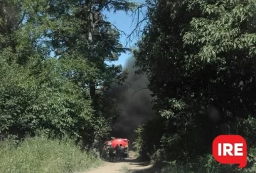 Incendio intencional se propagó y asustó a vecinos de Oliveros