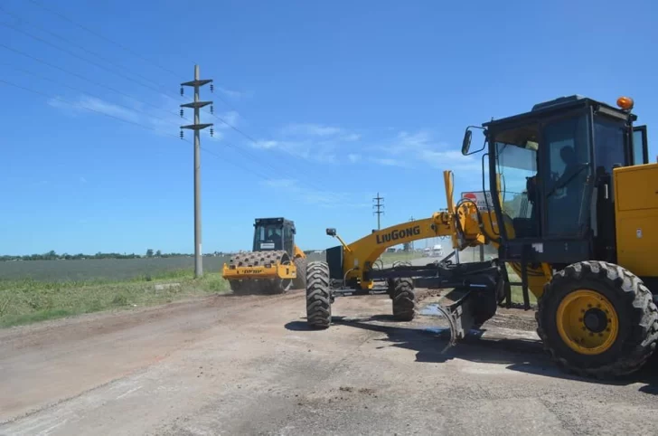 Timbúes concreta importantes mejoras en calles con tránsito frecuente