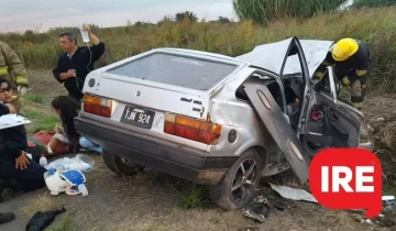 Detalles del accidente: cuatro jovenes macielenses involucrados