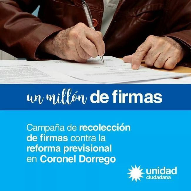 Oliveros: Juntarán firmas contra las reforma previsional