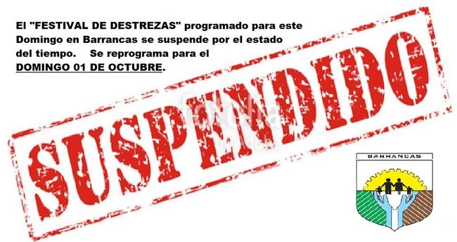 Por el mal pronostico suspendieron las destrezas criollas