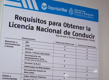 Oliveros y Serodino avanzan en la oficina de carnet de conducir