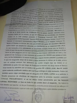 Sin paz: La reunión comunal terminó en denuncia por violencia