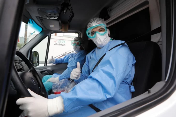 Los trabajadores con coronavirus fueron trasladados a Buenos Aires