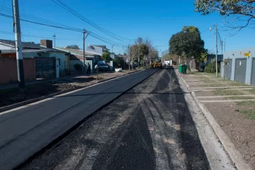 Timbúes avanza con el proyecto Barro Cero y suma calles pavimentadas
