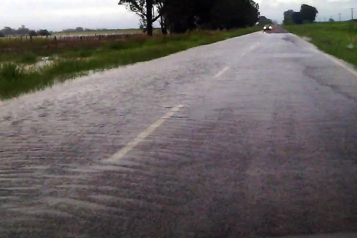 Se restableció el paso en la ruta entre Diaz y San Genaro