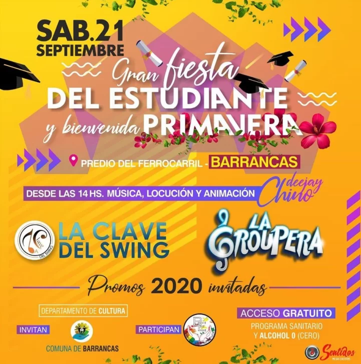 Barrancas anunció shows de música para recibir la primavera