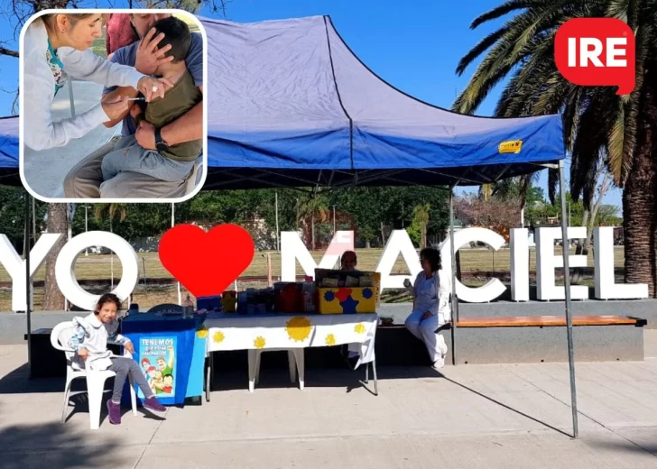 Refuerzo de la triple viral: “Maciel tiene casi el 100% de los chicos vacunados”