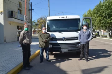 Timbúes sumó un camión para garantizar el alumbrado público