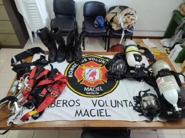 En crecimiento: Bomberos de Maciel sumaron nuevo equipamiento