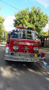 Llegó la primer autobomba de los bomberos de Serodino