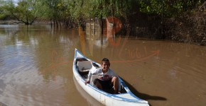 Diez familias evacuadas y un reclamo de “Canal Aliviador” vigente