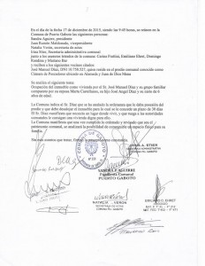 La comuna hizo públicos los pasos legales que antecedieron al desalojo de la Cámara de Pescadores