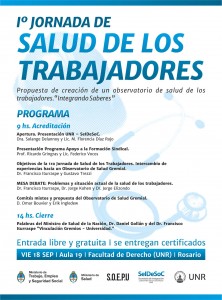 La CGT San Lorenzo firmó un convenio en la UNR sobre salud laboral