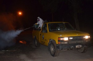 La comuna adquirió una máquina fumigadora para intensificar el control larvario
