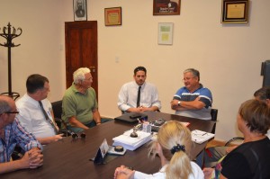 Amaro González se reunió con representantes de empresas de transporte interurbano
