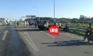 Un herido y un muerto en un impactante accidente en autopista