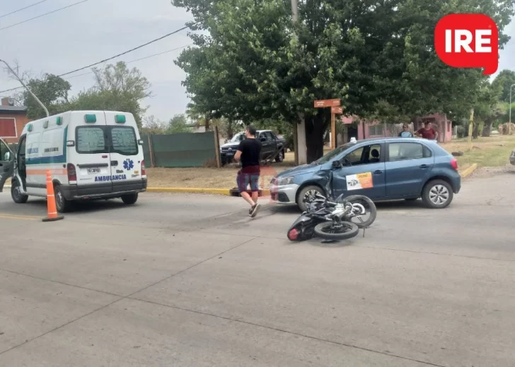 Fortísimo accidente en Andino: Un joven fue derivado en muy grave estado