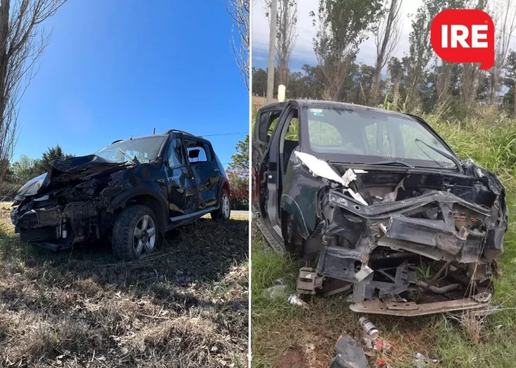 A cinco meses del vuelco retirarán el auto desguazado sobre la banquina de la 11