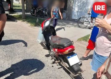 Un vecino de Maciel de 71 años se cayó de la moto y tuvo un fuerte golpe en la cabeza