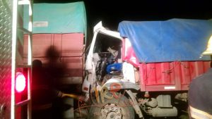 Accidente de tránsito sobre autopista Rosario Santa Fe