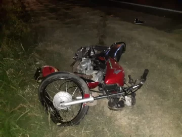 Una pareja lesionada y un perro muerto tras un accidente en moto