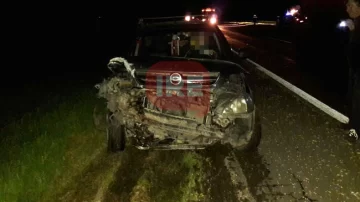 Accidente de tránsito por autopista a la altura de San Fabian