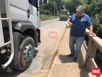 Mañana Timbúes comienza las obras sobre el puente de Ruta 11