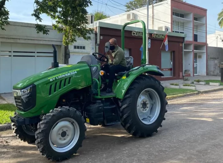 Andino compró un tractor 0KM que se suma a la flota del corralón comunal
