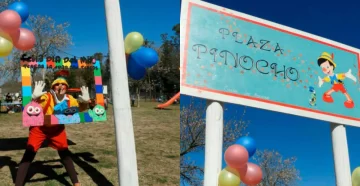 Andino inauguró su plaza Pinocho en “Honor a la verdad”