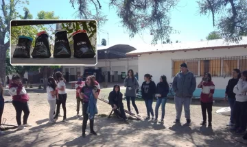 Sembrando juntos: Alumnos de Andino crearon plantines de naranjos y ceibos para el nuevo edificio de la secundaria