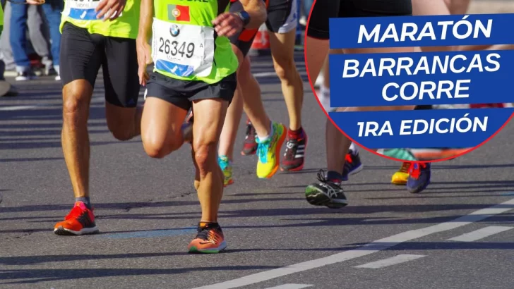 Barrancas entra en calor y se prepara para correr su primera maratón