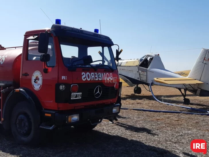 La lucha contra el fuego en las islas tuvo ayer su base en Oliveros