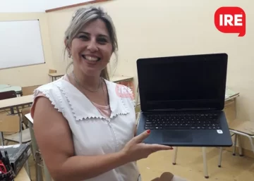 El CENPA recibió una computadora: “La ministra nos escuchó y cumplió”