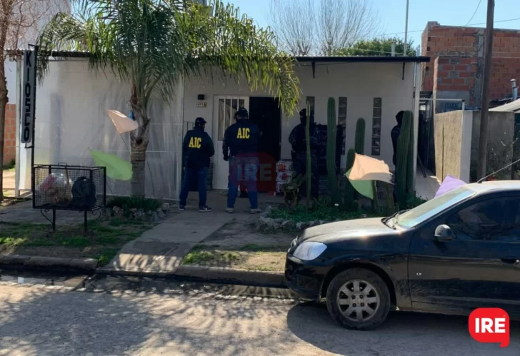 Una detenida y secuestro de droga en un allanamiento en Barrancas