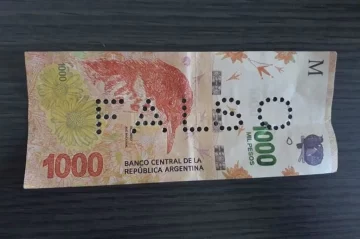 Advierten circulación de billetes de mil pesos falsos