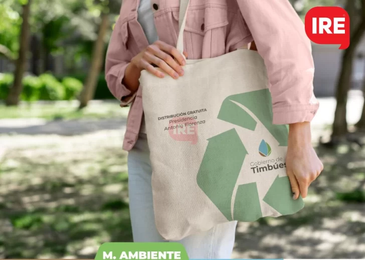 Por el medio ambiente: Timbúes repartirá bolsas de tela y apuesta a la concientización