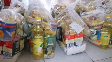 Retoman la entrega de bolsones con mercadería en Gaboto