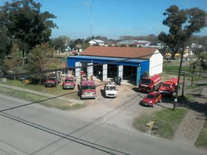 Por las inclemencias del tiempo se postergó la jornada del día del bombero