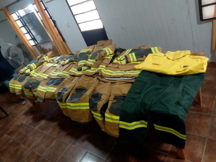 Barrancas: El cuartel de Bomberos sumó nuevo equipamiento para su personal