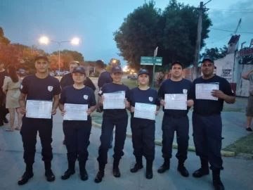 Maciel ya cuenta con la primera camada de bomberos recibidos