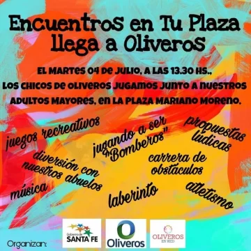 “Encuentro en tu plaza” llega a Oliveros