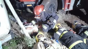 Repaso del impresionante simulacro para Bomberos