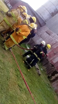 Capacitación de la regional cuatro de Bomebros Voluntarios